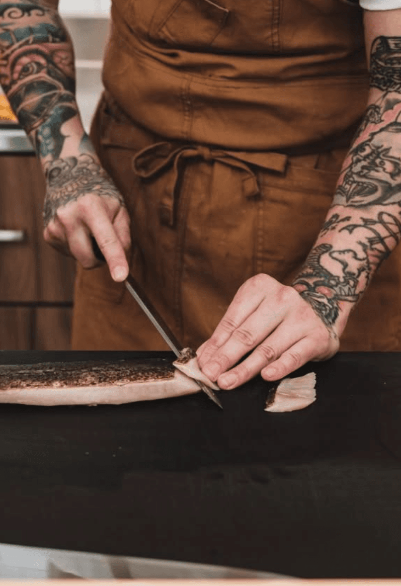 Live-fire cooking at White Spur